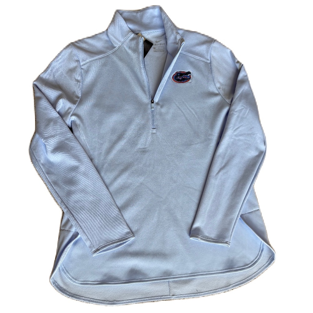 Nike Dry thermal fleece half zip long sleeve Florida Gators blue Medium - Picture 4 of 16